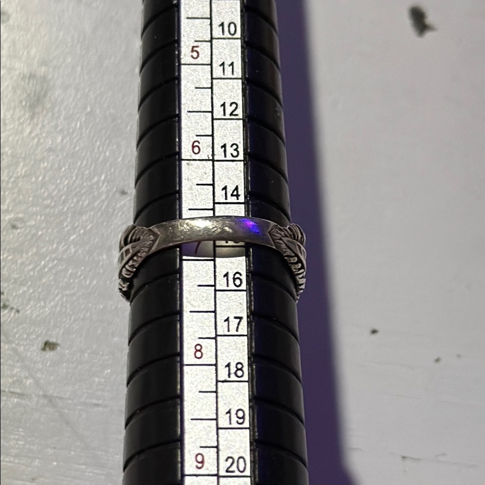 Turquoise And Silver Statement Ring - image 7